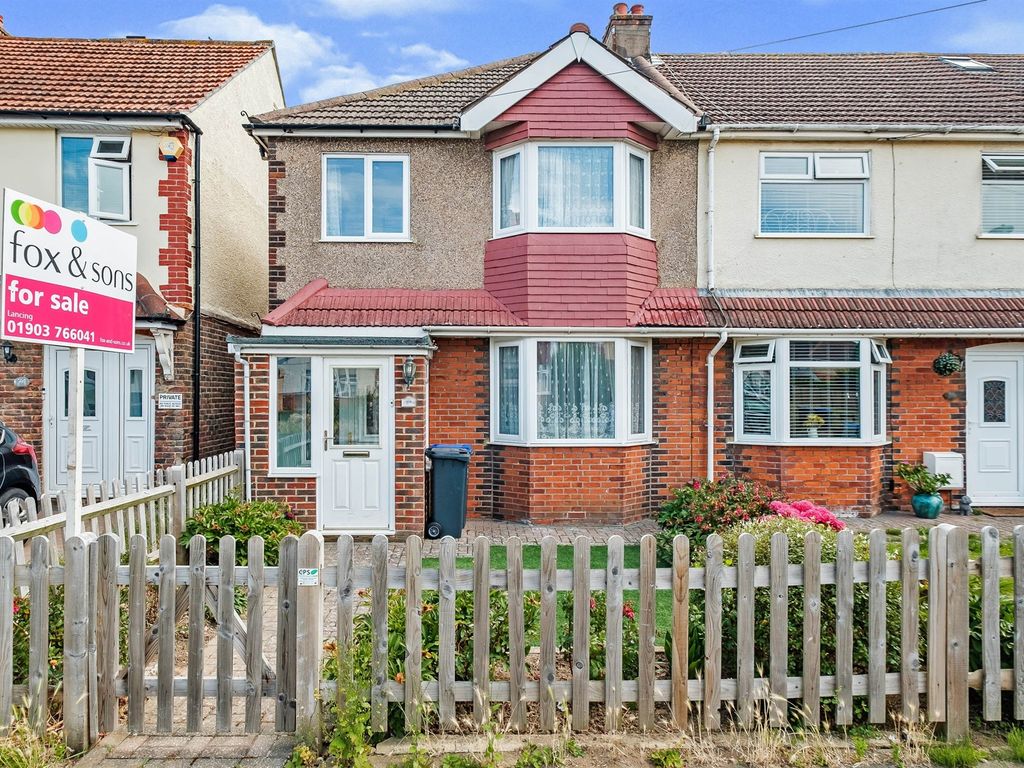 3 bed semidetached house for sale in Grand Avenue, Lancing BN15 Zoopla