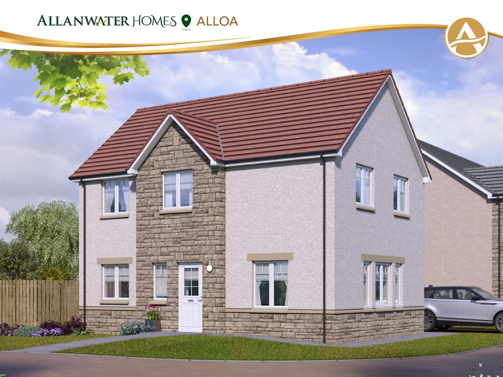 New home, 3 bed detached house for sale in Off Dunlin Drive, Alloa FK10, £282,995 Zoopla