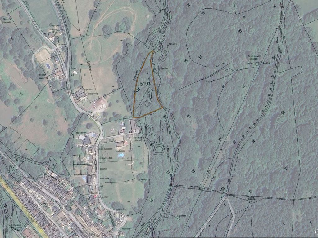 Land for sale in Area Of Woodland, Near Twyn Gwyn Road, Cwmfelinfach