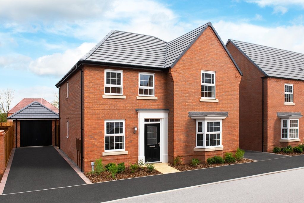 New home, 4 bed detached house for sale in "Holden" at Newton Lane