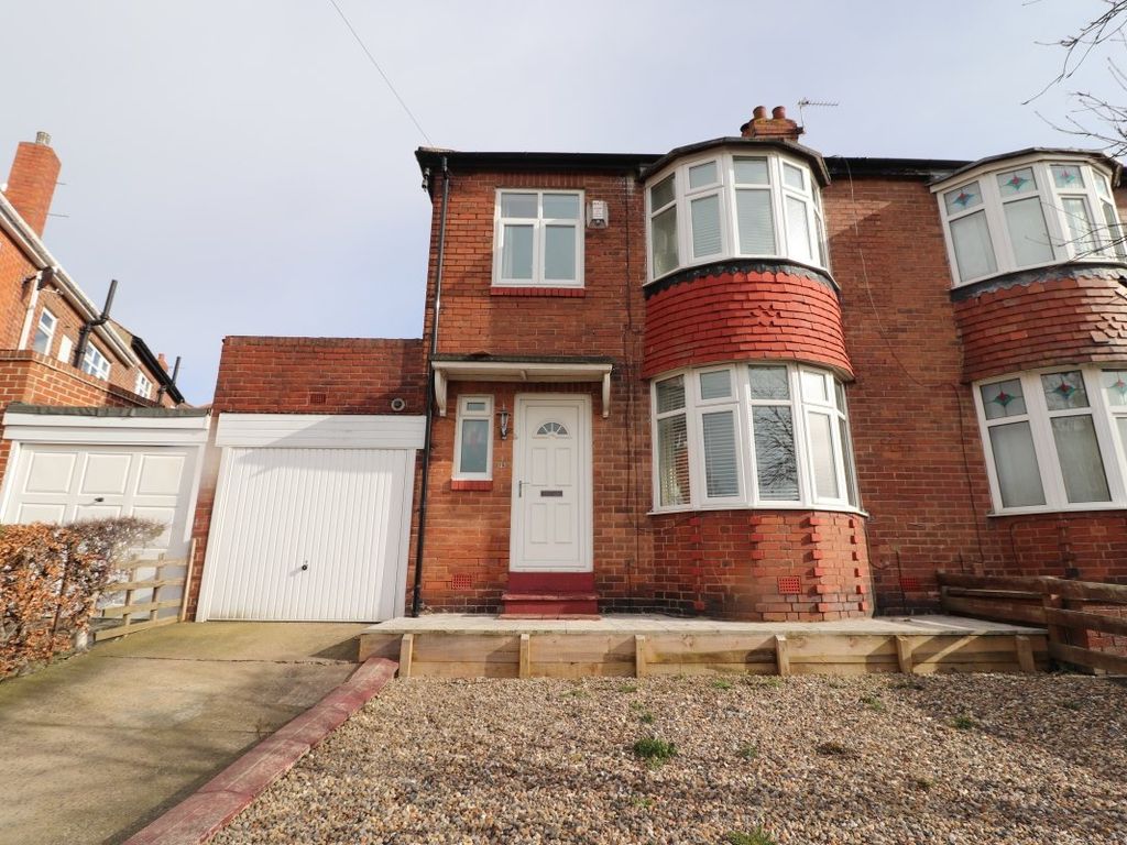 3 bed semidetached house for sale in Jedburgh Gardens, Newcastle Upon