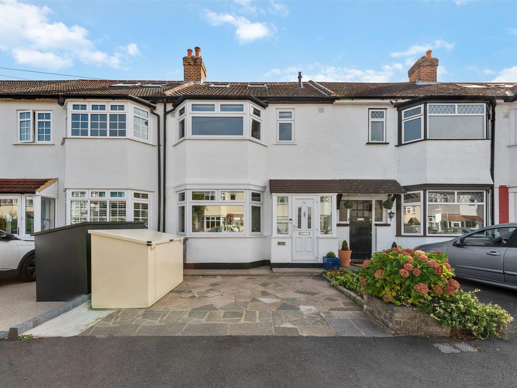 4 bed terraced house for sale in Tennyson Avenue, New Malden KT3, £