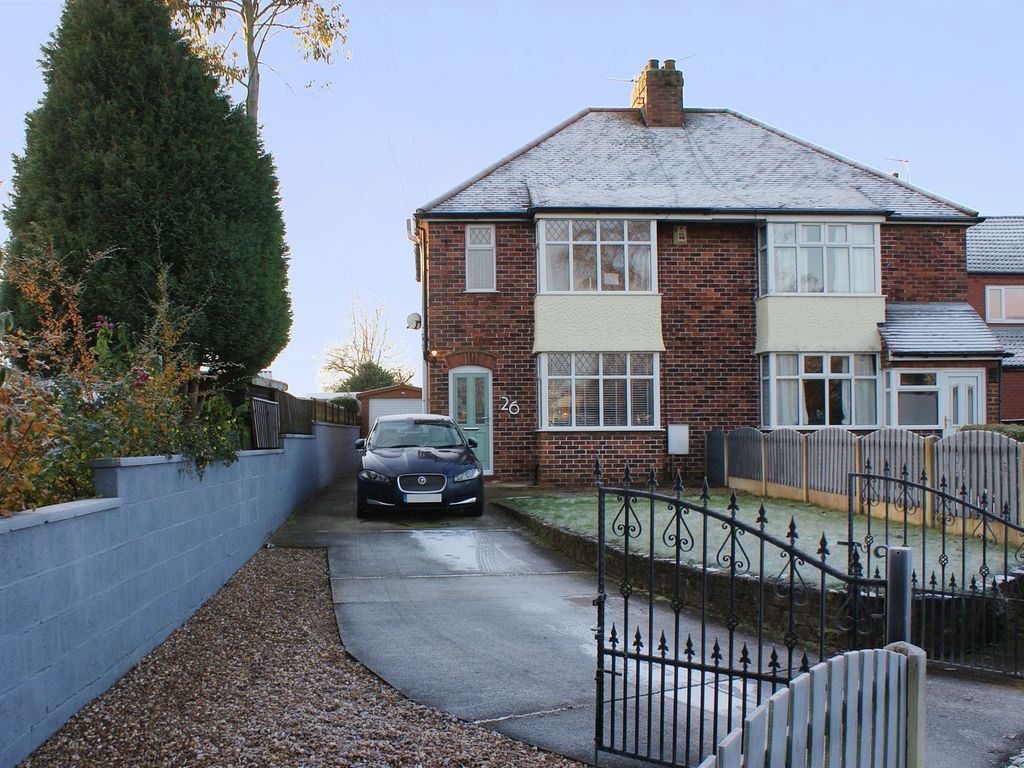 3 bed semidetached house for sale in Doles Lane, Whitwell, Worksop S80