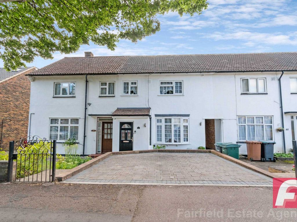 3 bed terraced house for sale in Oxhey Drive, South Oxhey WD19, £