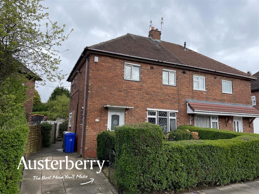 2 bed semidetached house for sale in Finstock Avenue, Blurton, Stoke