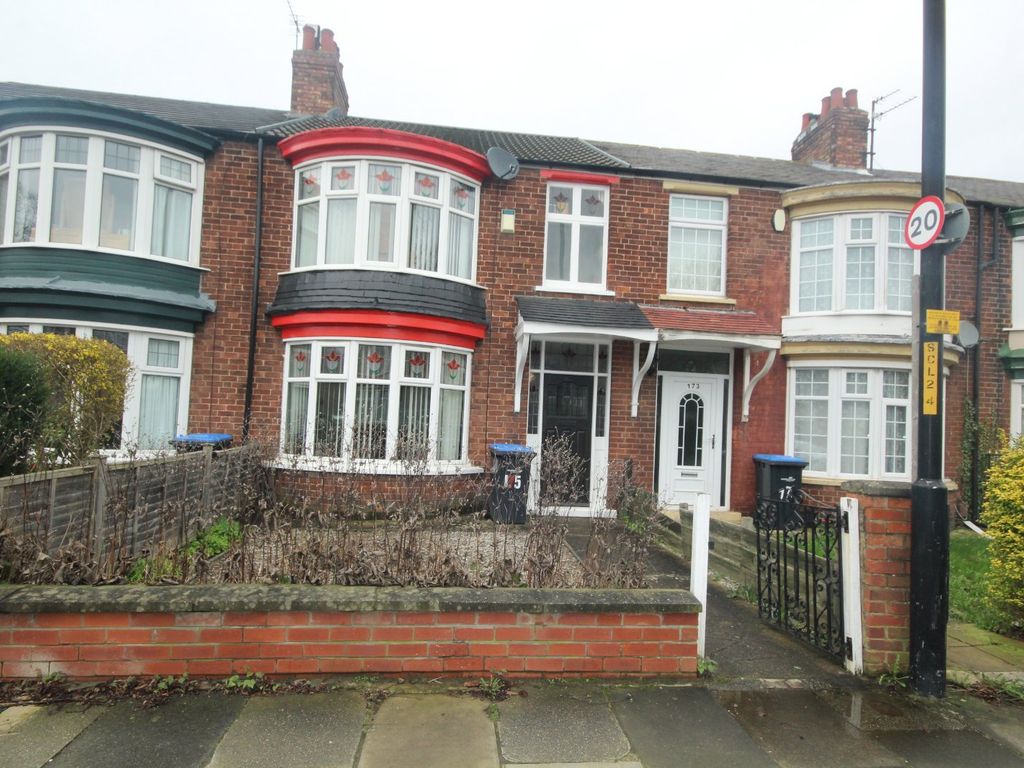 3 bed terraced house for sale in Oxford Road, Middlesbrough, North