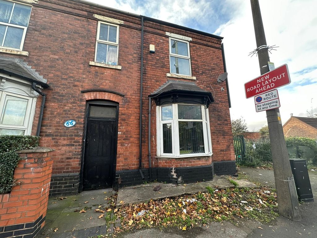 3 bed end terrace house for sale in Mallin Street, Smethwick B66, £