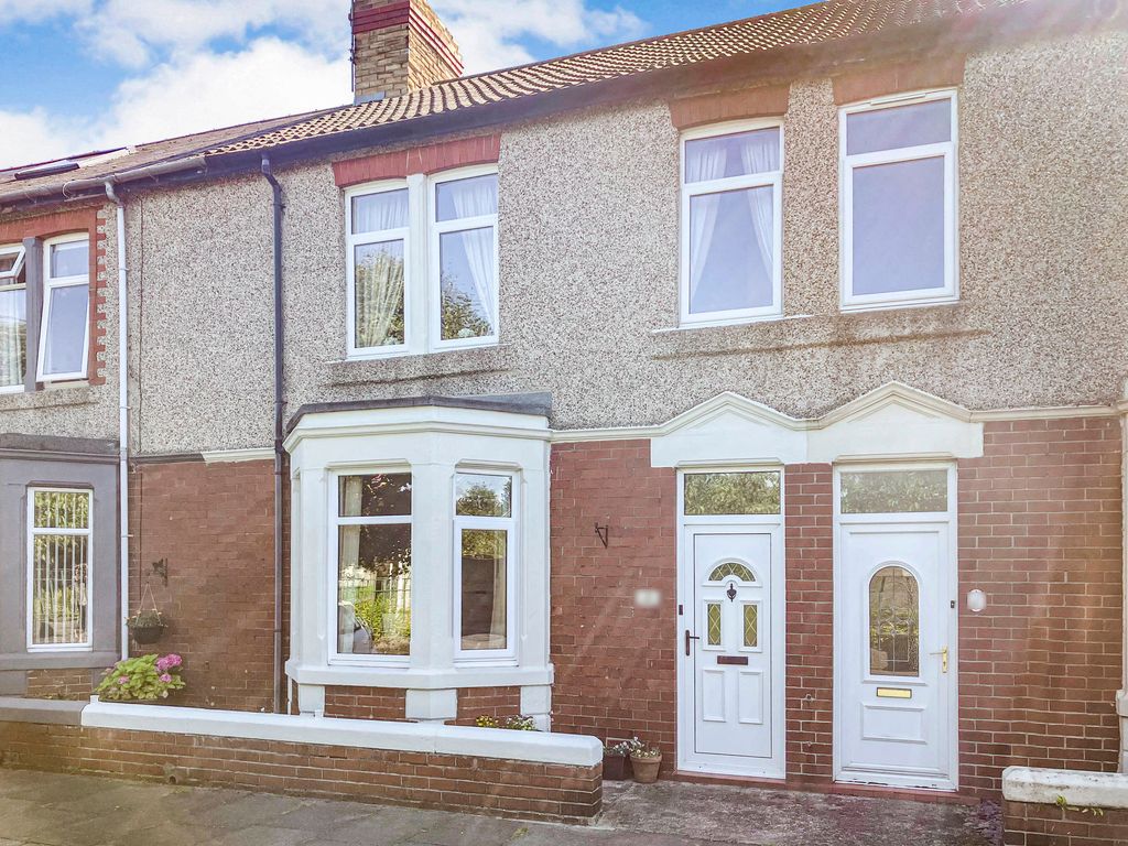 3 bed terraced house for sale in Grasmere Terrace, NewbigginByTheSea