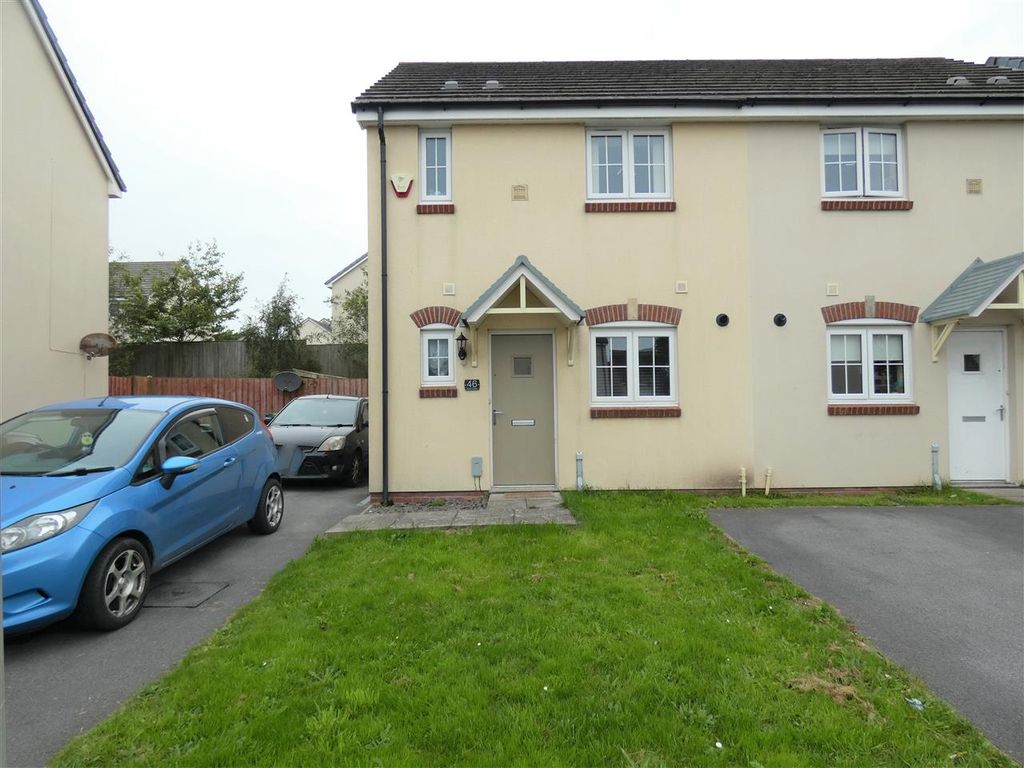 2 bed semidetached house for sale in Belfrey Close, Hubberston, Milford Haven SA73, £135,000