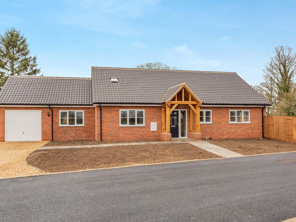 New home, 4 bed detached bungalow for sale in Rocklands Road, Shropham