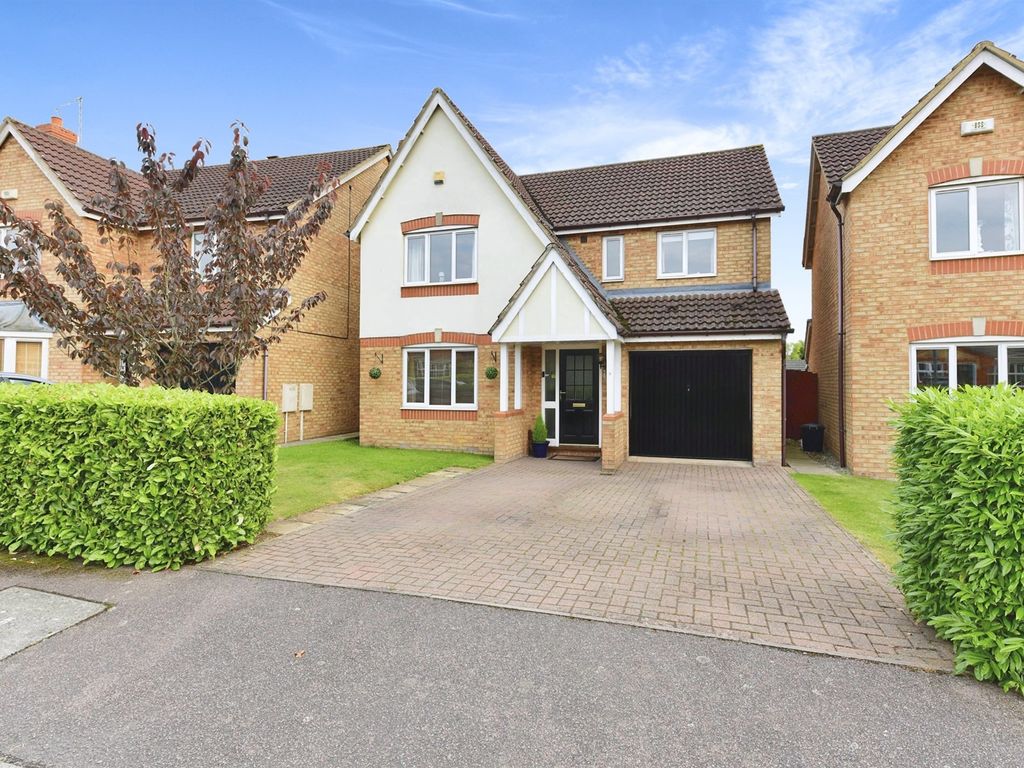 4 bed detached house for sale in Battalion Drive, Wootton, Northampton ...