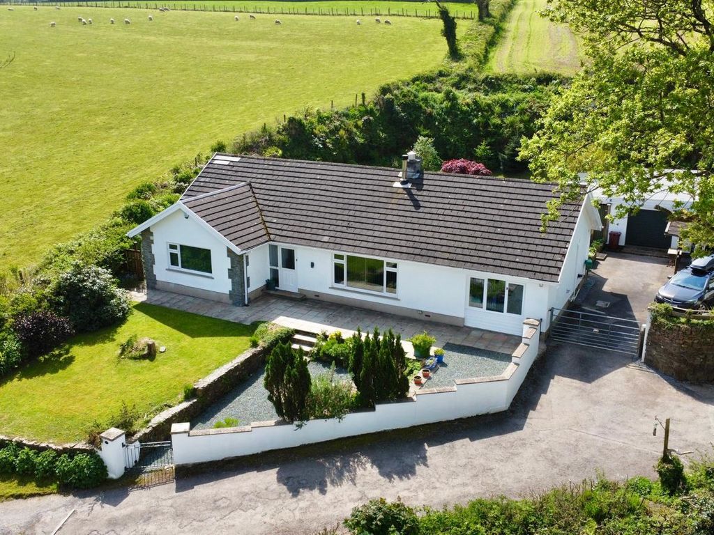 4 bed detached bungalow for sale in Cold Blow, Narberth SA67, £450,000