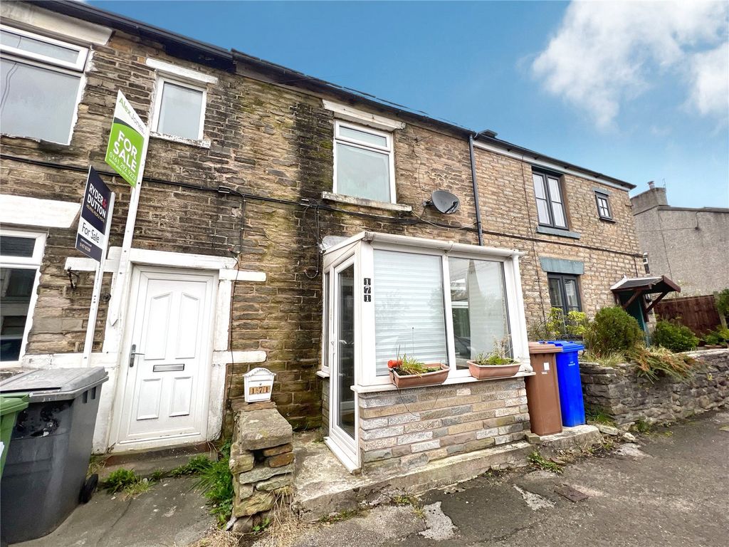 2 bed terraced house for sale in Stockport Road, Mossley, Lancs OL5, £