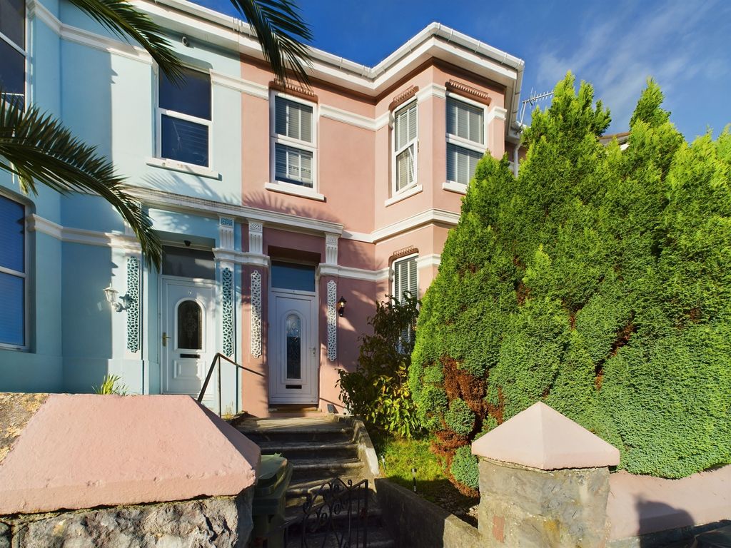 3 bed terraced house for sale in Edith Avenue, St Judes, Plymouth PL4, £300,000 Zoopla