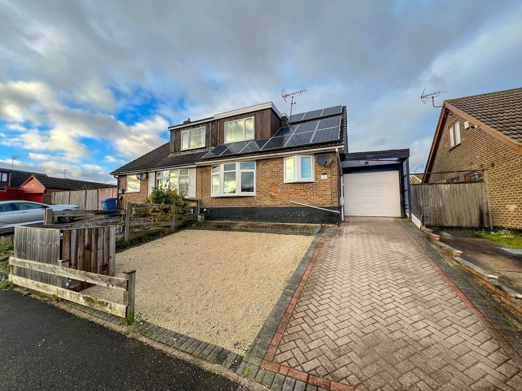 3 bed semidetached house for sale in Keyworth Drive, Forest Town