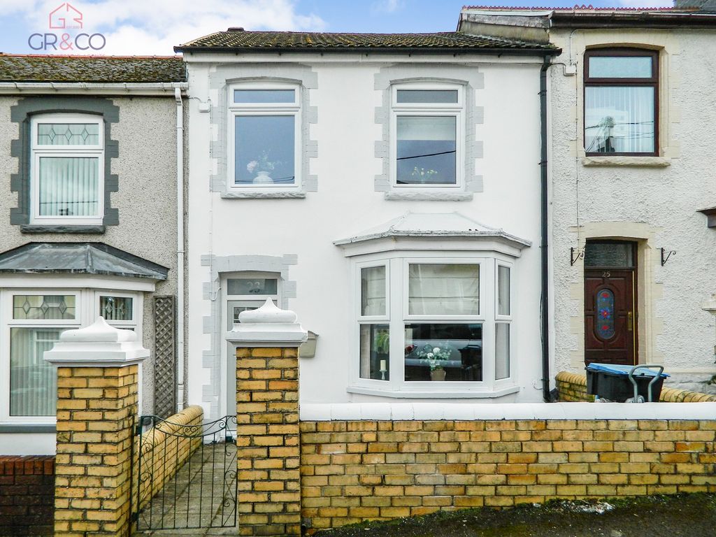 3 bed terraced house for sale in Brynheulog Street, Ebbw Vale NP23, £