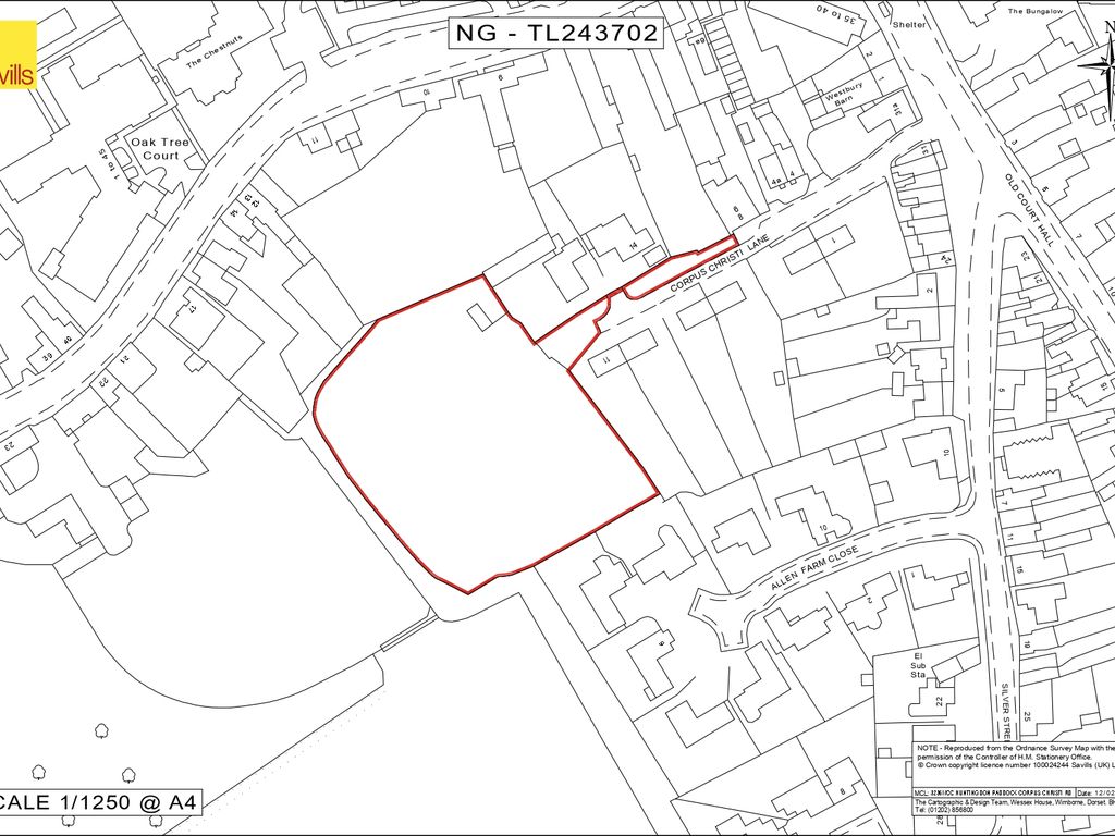 Land for sale in Corpus Christi Lane, Godmanchester, Huntingdon PE29, £