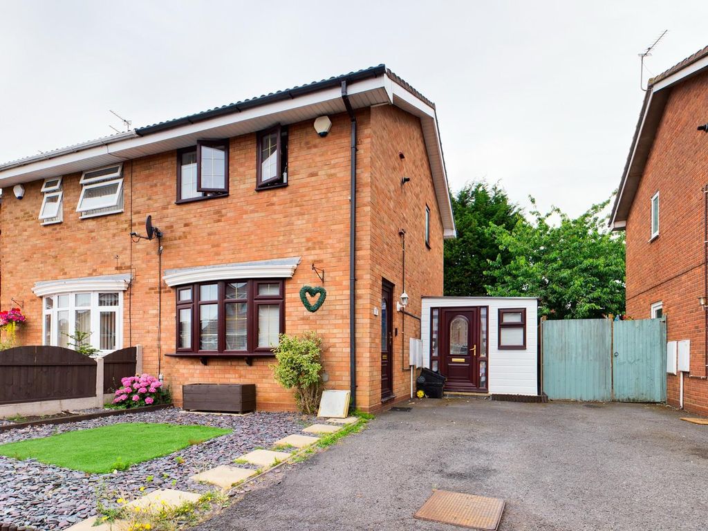 2 bed semidetached house for sale in Croxley Gardens, Willenhall WV13