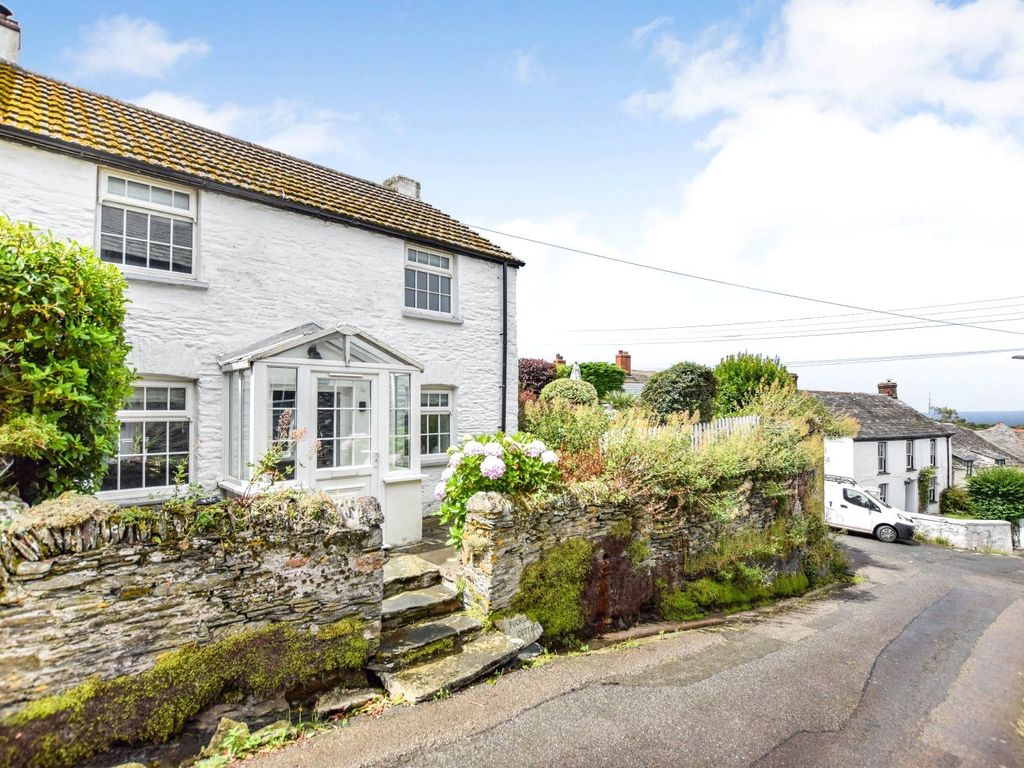 2 bed end terrace house for sale in High Street, Boscastle PL35, £