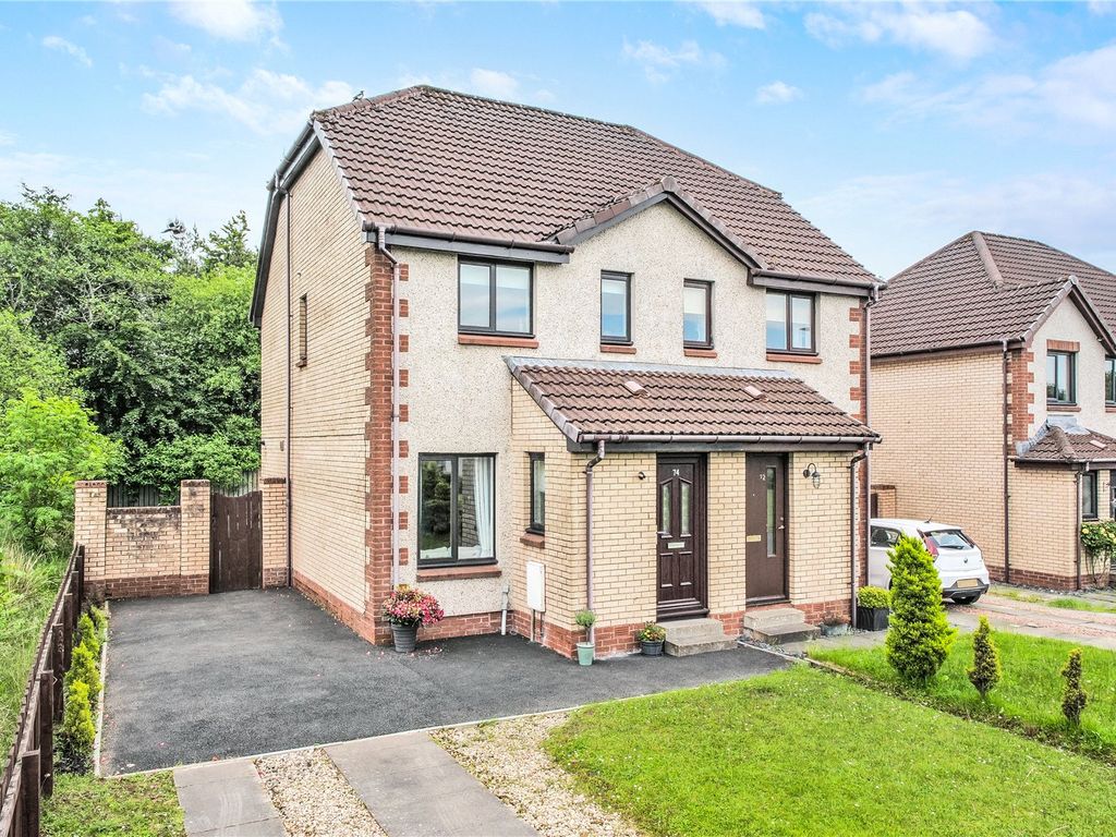 2 bed semidetached house for sale in Glen Clova Drive, Cumbernauld