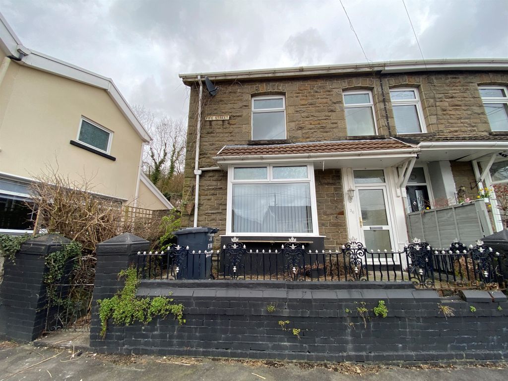 3 bed semidetached house for sale in Fife Street, Abercynon, Mountain