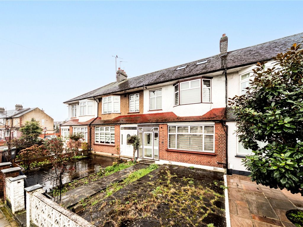 5 bed terraced house for sale in Downhills Way, London N17, £750,000