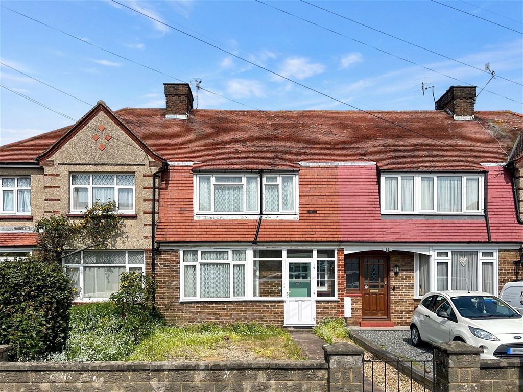 3 bed terraced house for sale in Marlowe Road, Broadwater, Worthing