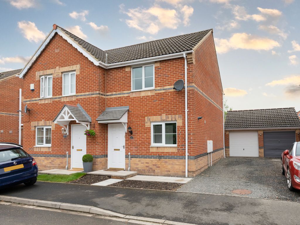 2 bed semidetached house for sale in The Croft, Greencroft, Stanley