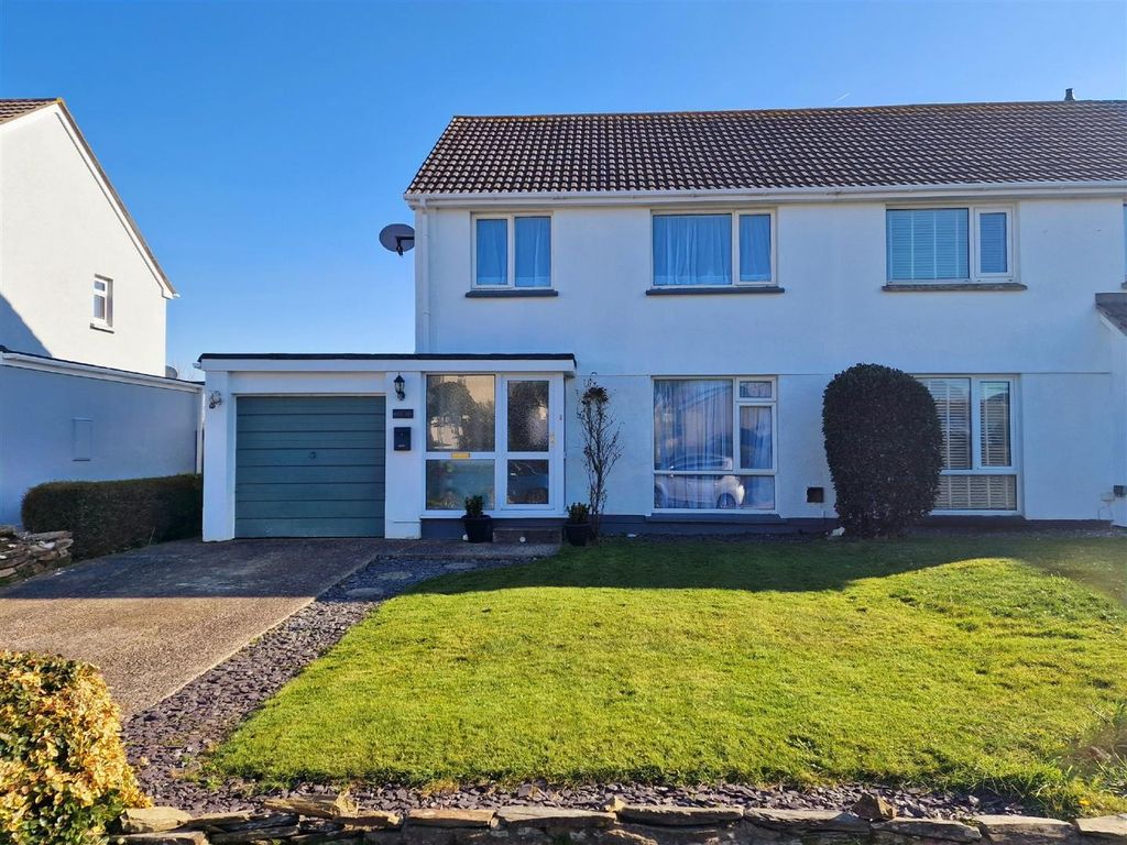 3 bed semidetached house for sale in Sweet Briar Crescent, Newquay TR7