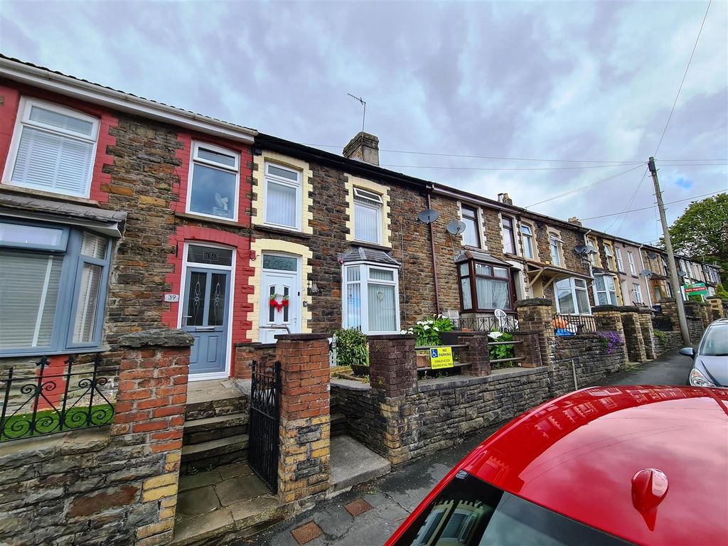 3 bed terraced house for sale in Dunraven Place, Ogmore Vale, Bridgend