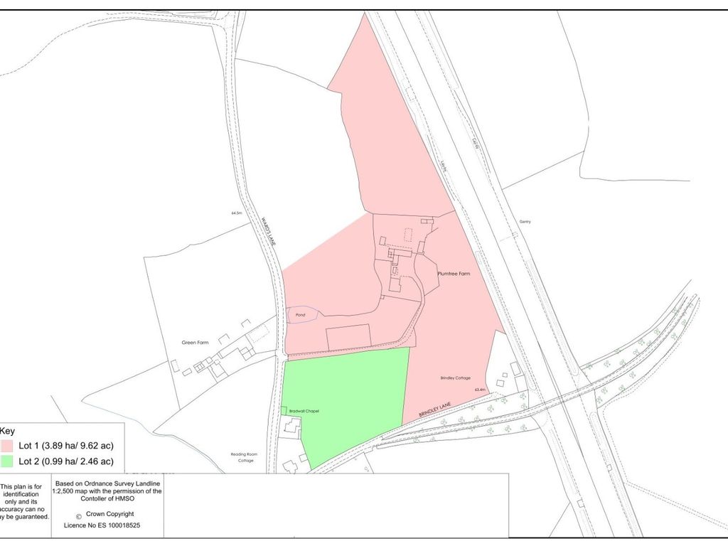 Land for sale in Bradwall, Sandbach, Cheshire CW11, £30,000 Zoopla