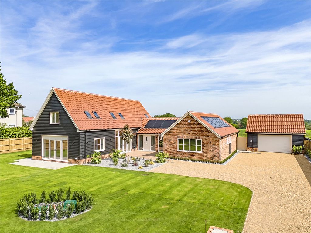 New home, 4 bed detached house for sale in Elmswell Road, Wetherden