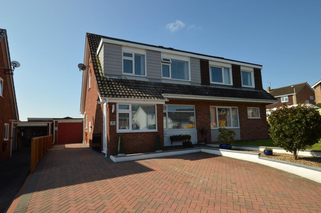 3 bed semidetached house for sale in Burrator Drive, Exwick, Exeter