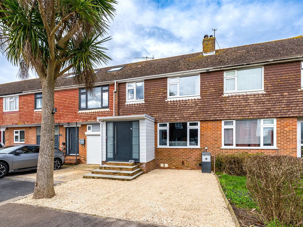 3 bed terraced house for sale in Roedean Road, Worthing, West Sussex