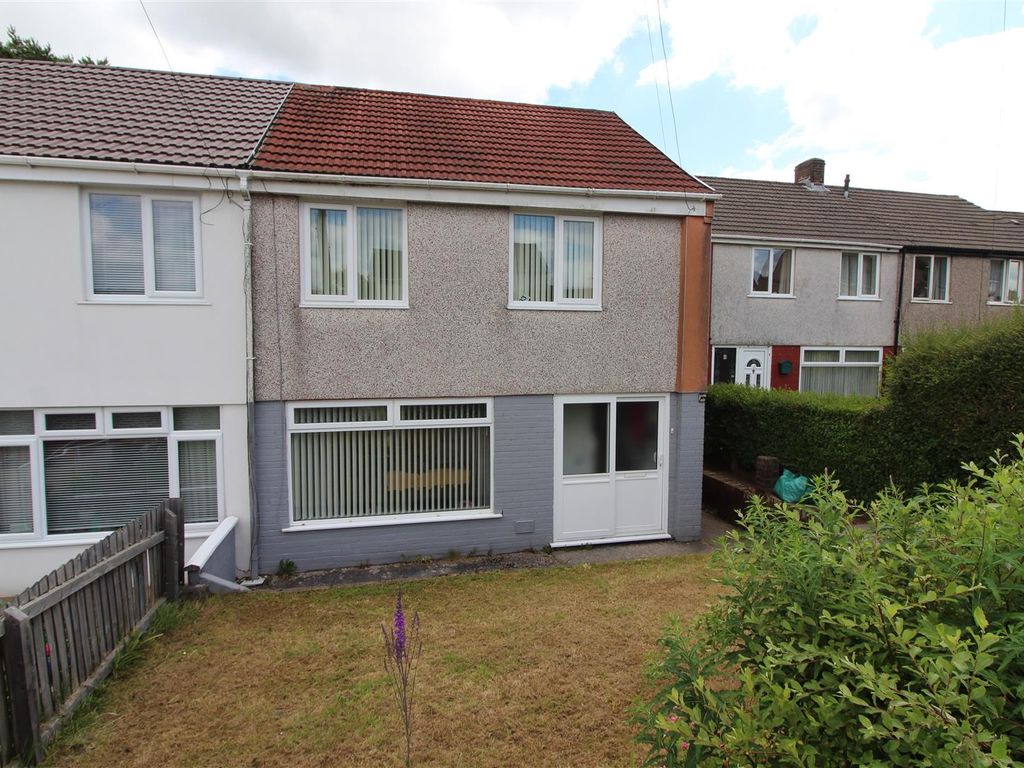 3 bed semidetached house for sale in Trinant Terrace, Pentwyn Crumlin, Newport NP11, £110,000