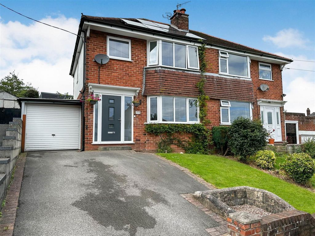 3 bed semidetached house for sale in Westwood Park Avenue, Leek, Staffordshire ST13, £285,000