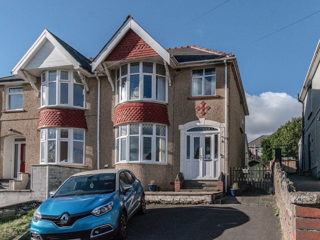 3 bed semidetached house for sale in Townhill Road, Cockett, Swansea