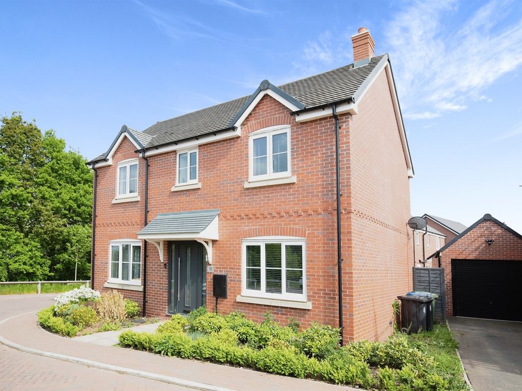 4 bed detached house for sale in Sycamore Gardens, Meon Vale, StratfordUponAvon CV37, £450,000