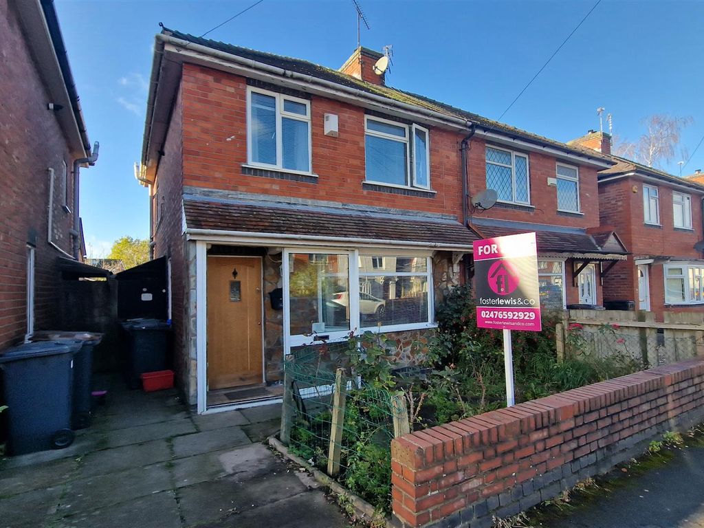 3 bed semidetached house for sale in Wootton Street, Bedworth CV12, £