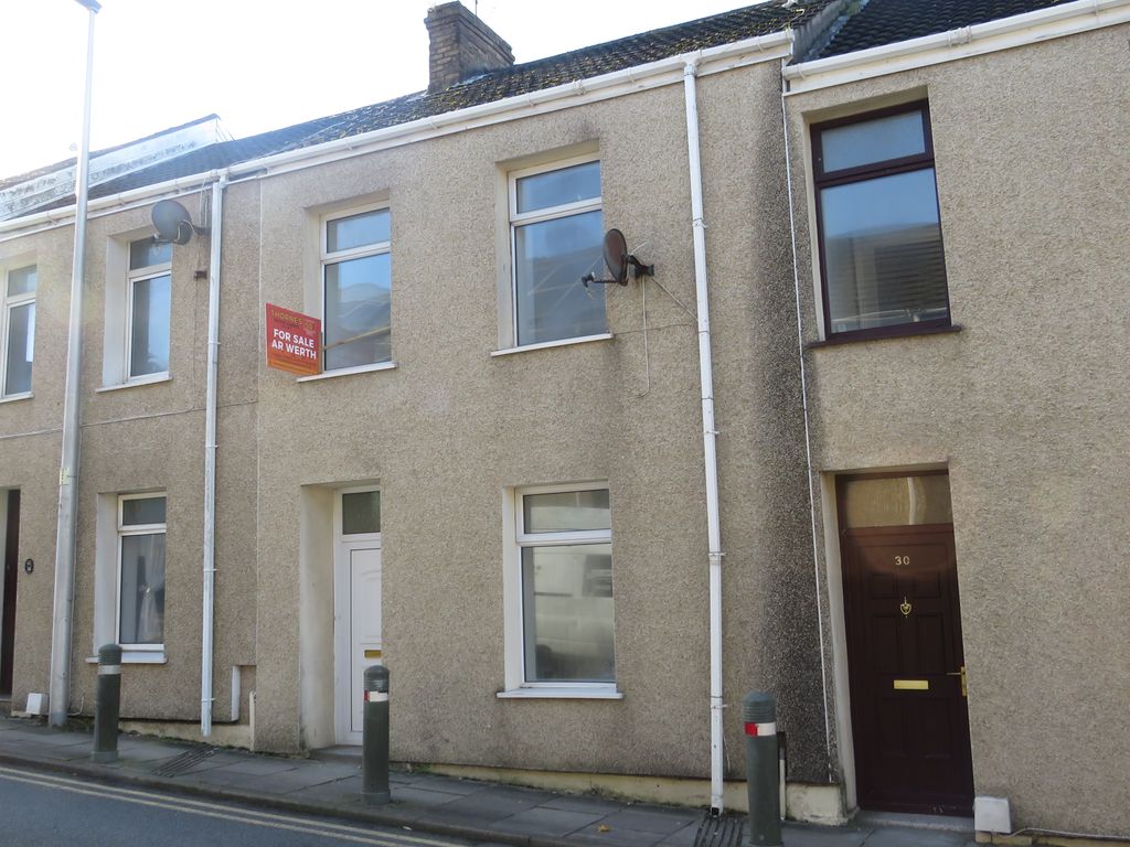 3 bed terraced house for sale in Pottery Street, Llanelli SA15, £