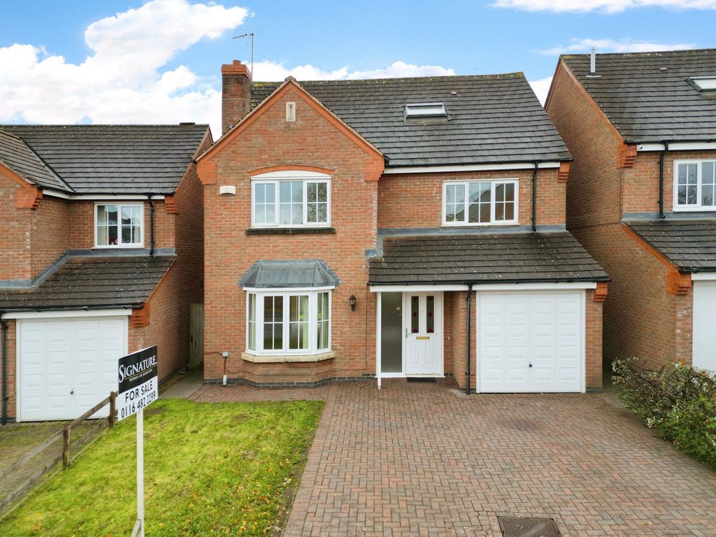 6 bed detached house for sale in Cleveland Road, Wigston LE18, £535,000