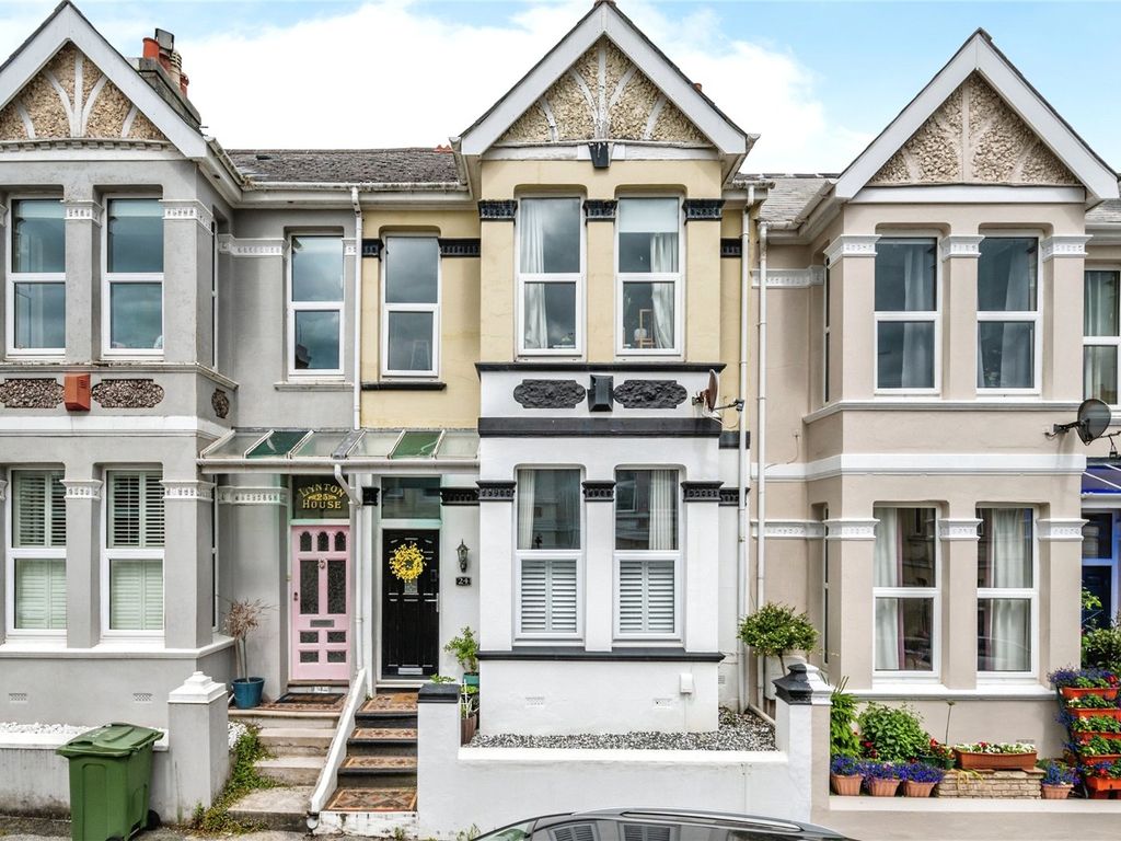 3 bed terraced house for sale in Onslow Road, Plymouth, Devon PL2, £