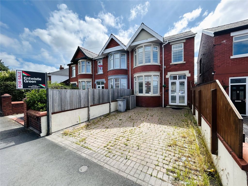 3 bed semidetached house for sale in Vicarage Lane, Blackpool, Lancashire FY4, £145,000 Zoopla