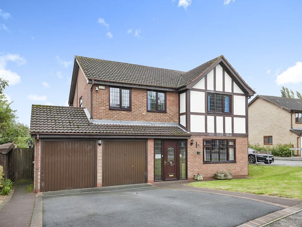 4 bed detached house for sale in Buckingham Road, Sandiacre, Nottingham, Derbyshire NG10, £