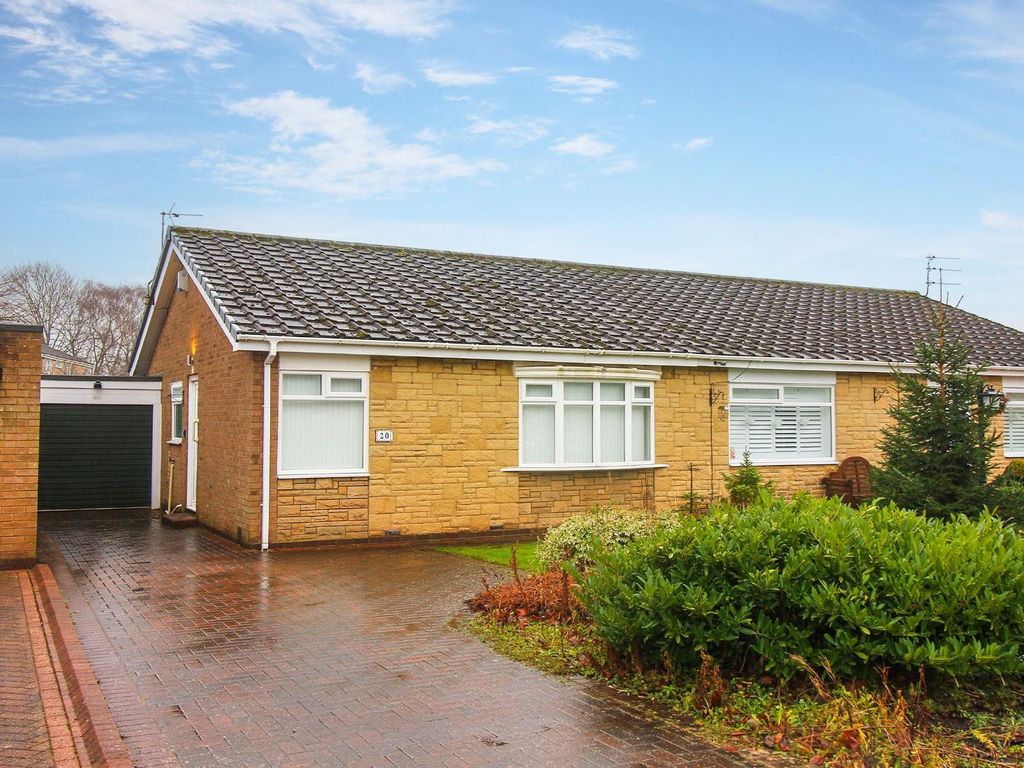 2 bed bungalow for sale in Greystoke Place, Cramlington NE23, £220,000