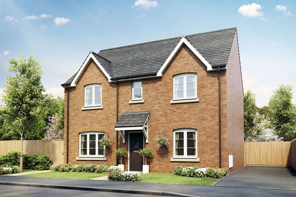 New home, 4 bed detached house for sale in "Leverton" at Court Road