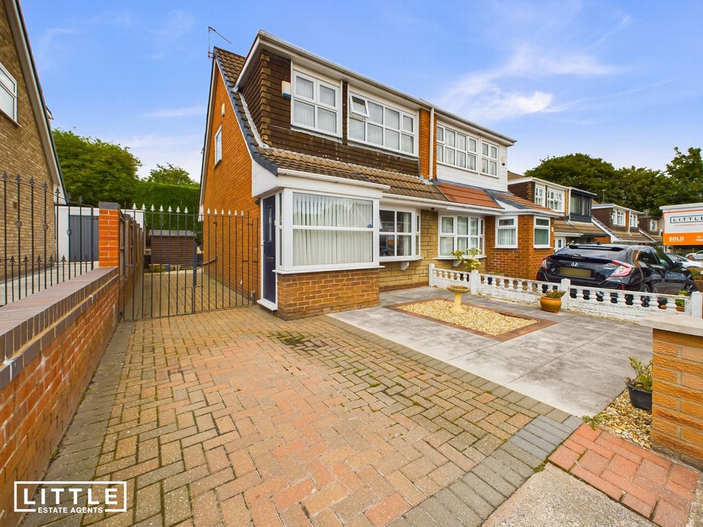 3 bed semidetached house for sale in Dale Crescent, St. Helens WA9, £