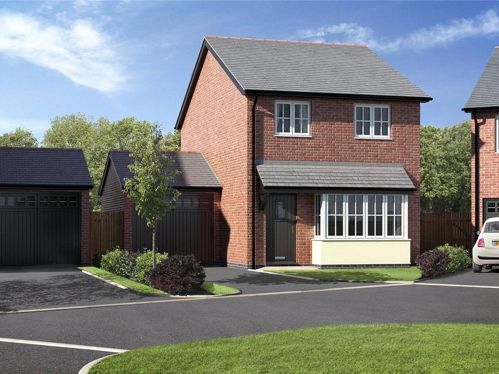 New home, Detached house for sale in Plot 5 Oaks Meadow, Sarn, Newtown