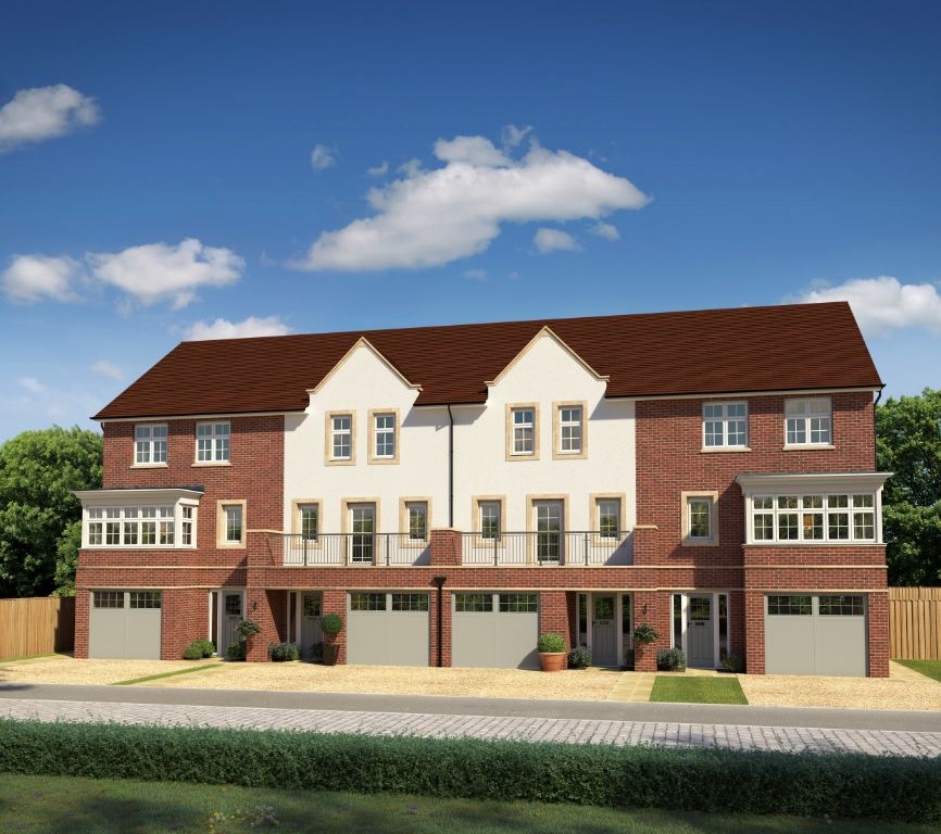 New home, 4 bed terraced house for sale in "Kensington Mid" at Goffs