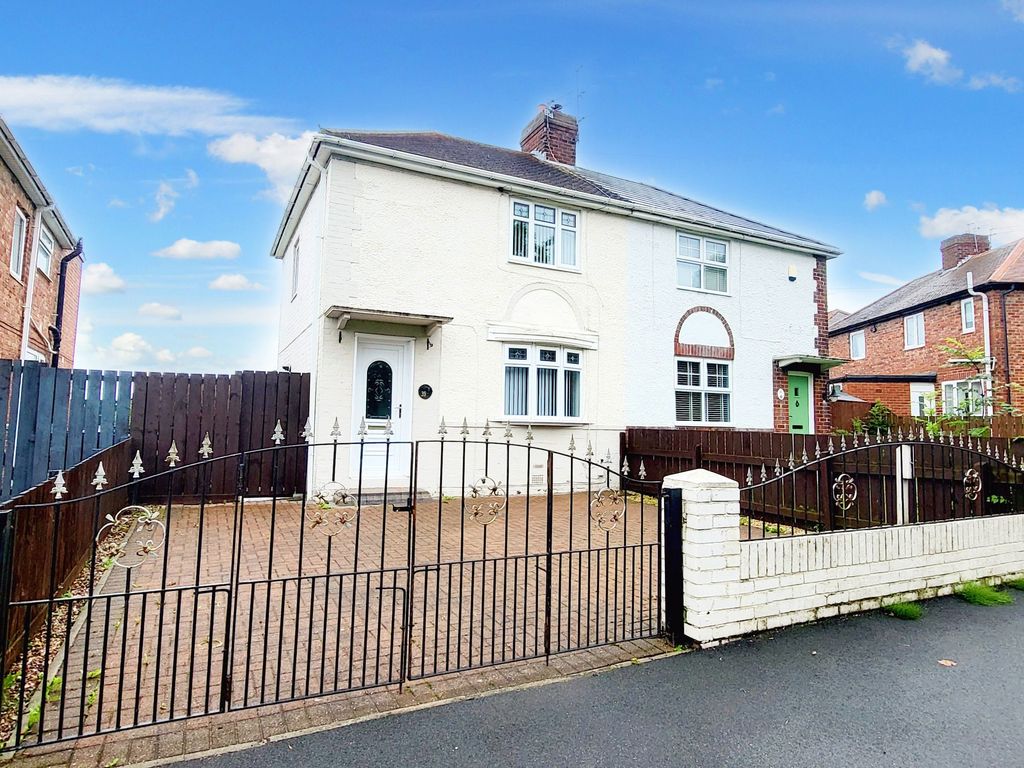 2 bed semidetached house for sale in Durham Grove, Jarrow NE32, £